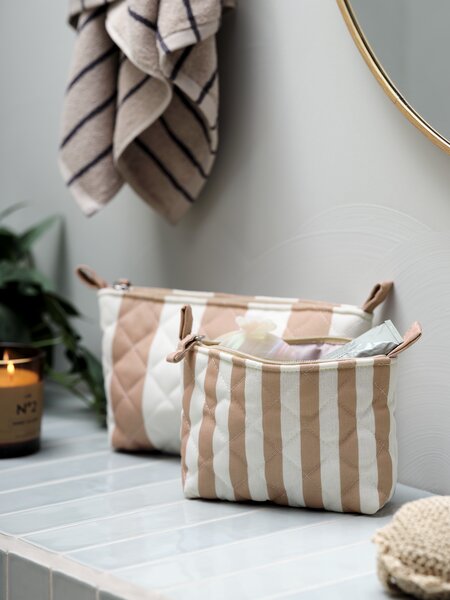 Necessär STRIBERG 2 st beige/off white