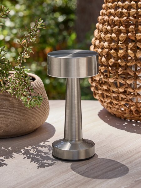 Punjiva stolna lampa MUSVIT Ø11xV21cm hrom