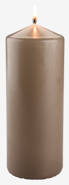 Kubbelys TORALF Ø8×H20cm varm grå