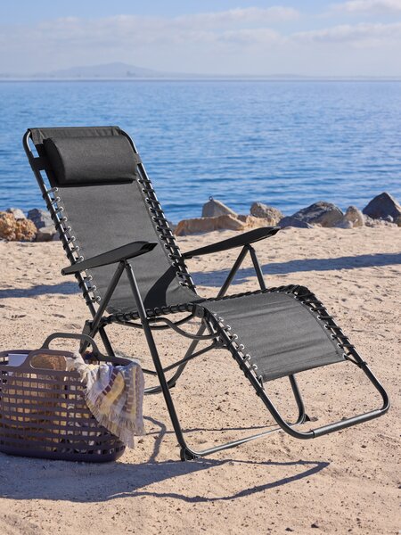 Sedia relax ULFBORG nero