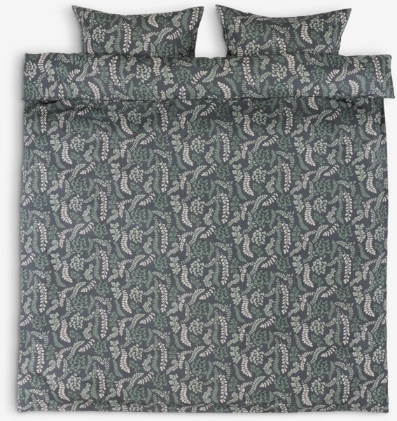 Sateen duvet cover set GINA 200x220 green