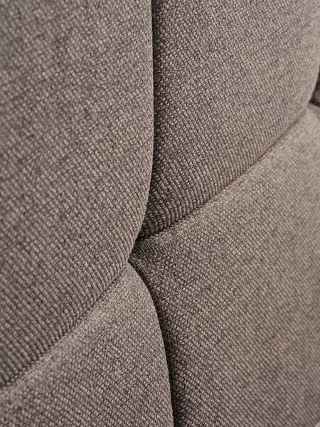 Bed frame w/storage VEMMELEV King Dark Sand fabric
