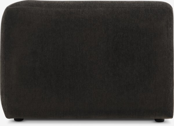Modulaire bank SKEJBY chaise longue rechts donkerbruin