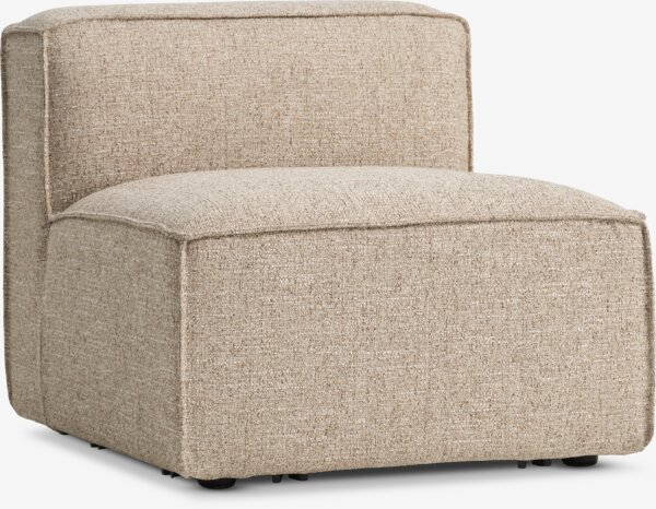 Sofa module SKIBBY centre sand fabric