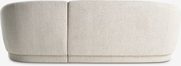 Sofa ANDRUP chaise longue right beige fabric