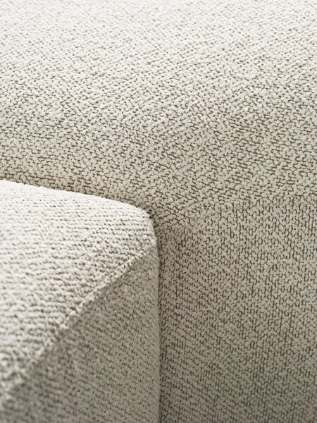 Sofa ANDRUP chaise longue right beige fabric