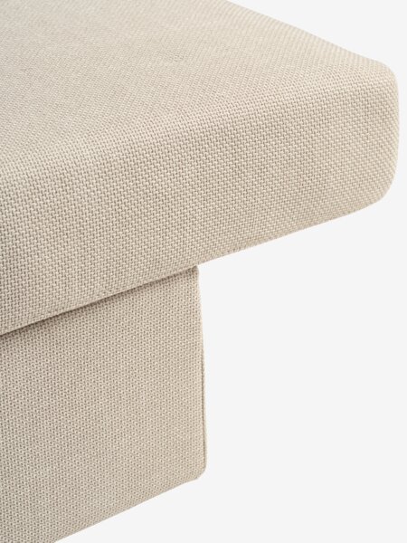 Bäddsoffa BRAMMING 2-sits beige tyg