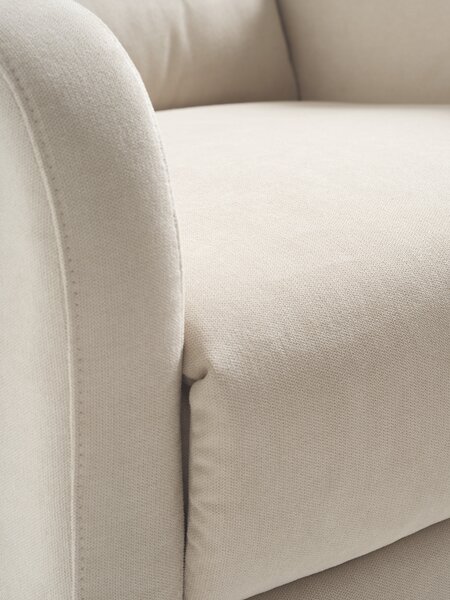 Recliner NAKSKOV beige fabric