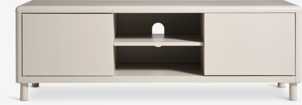 TV bench LANGEMARK 2 doors beige