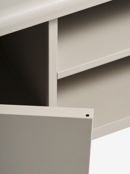 TV bench LANGEMARK 2 doors beige