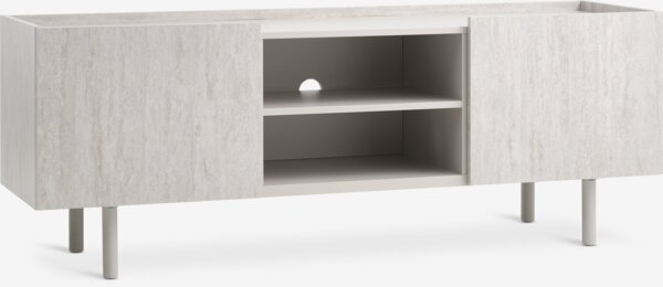TV-meubel KRONDAL 2 deuren travertijnkleur