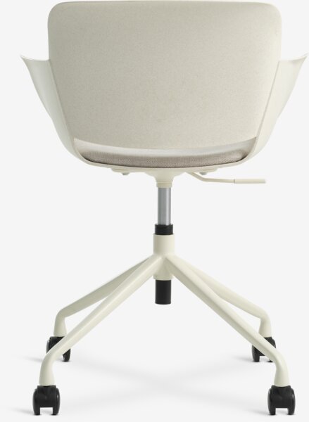 Desk chair HALLENDRUP beige fabric/beige