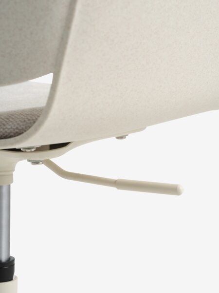 Desk chair HALLENDRUP beige fabric/beige