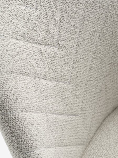 Desk chair PURHUS off-white fabric/chrome