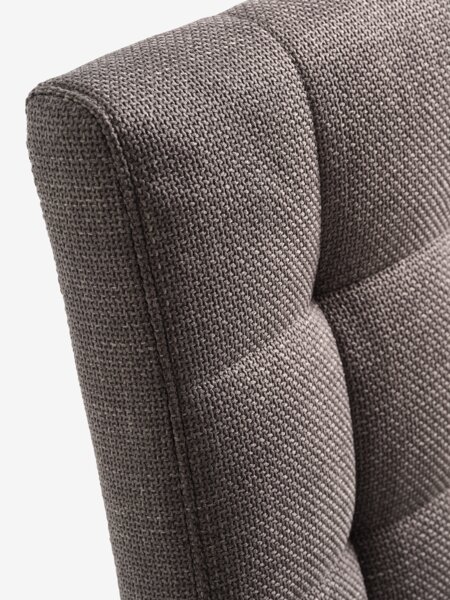 VEDDE D160 stol divlji tamni hrast + 4 BJERREBY stolice siva