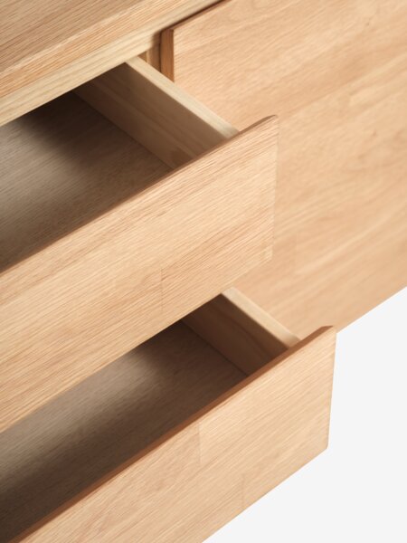 Sideboard SAVSBORG 2 doors 3 drawers natural oak