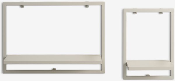 Wandplank TRAPPEDAL 2 stuks beige