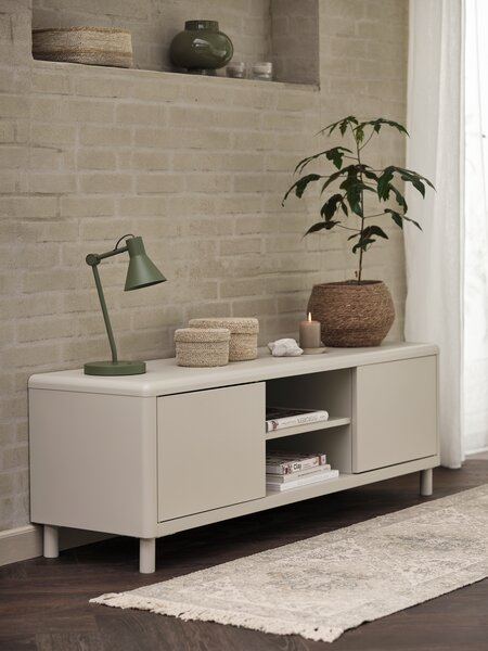TV bench LANGEMARK 2 doors beige