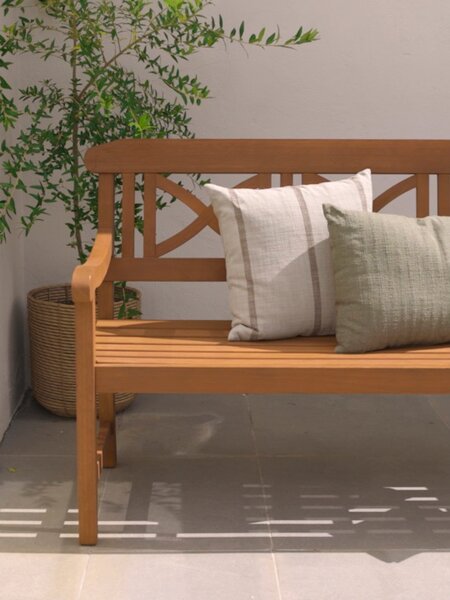 Παγκάκι κήπου MYRKDALEN Π146xΒ63 σκληρό ξύλο