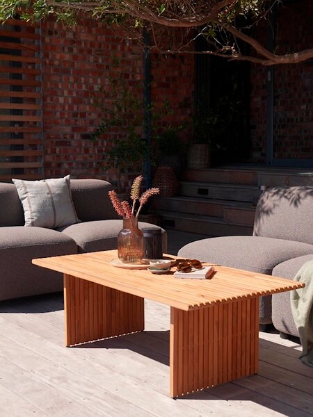 Loungesæt LOFSDALEN natur + TANE 4 pers. mørk sand