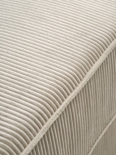 Modular sofa bed SJELLE 2 pers. without armrests beige