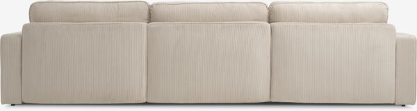 Modulbäddsoffa SJELLE 3-sits med armstöd beige
