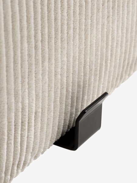 Modulbäddsoffa SJELLE 3-sits med armstöd beige
