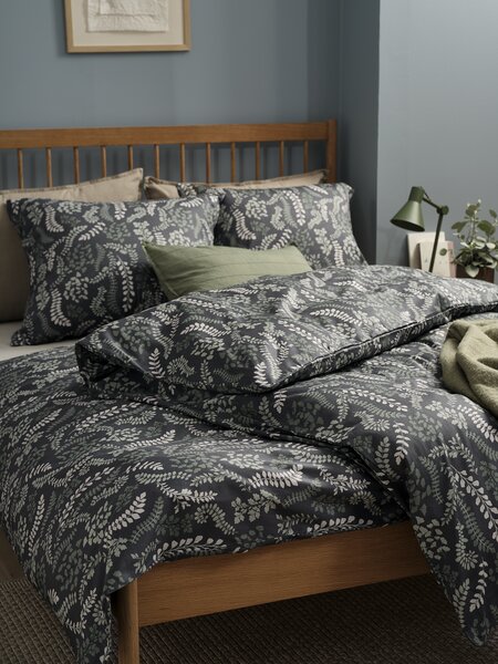 Sateen duvet cover set GINA 200x220 green