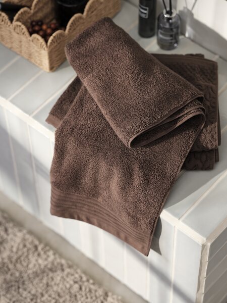 Serviette de toilette SORUNDA 50x100 aubergine