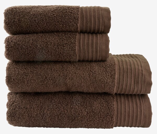 Serviette de toilette SORUNDA 50x100 aubergine