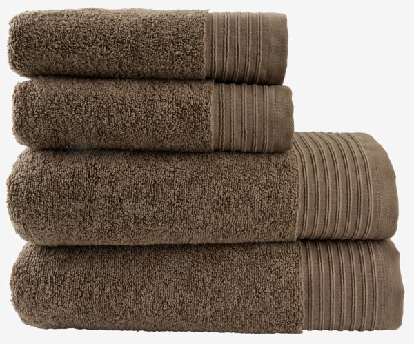 Serviette de toilette SORUNDA 50x100 brun