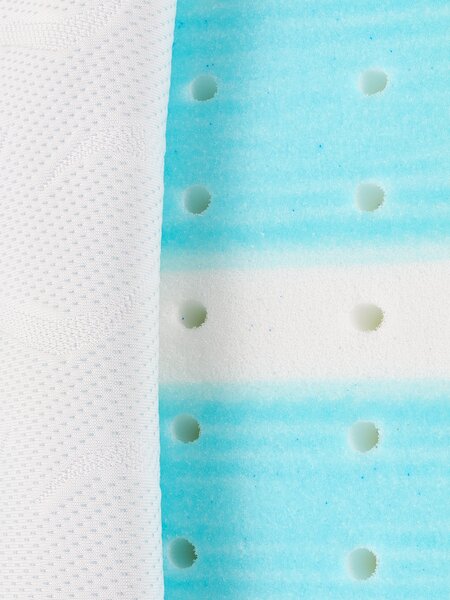 Topmadras 90x200cm WELLPUR BOKSELVI hvid