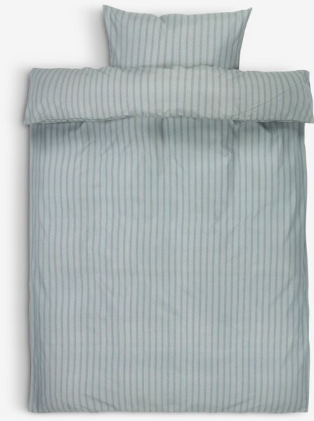 Bettwäsche MIRA Mikro 135x200 staubblau