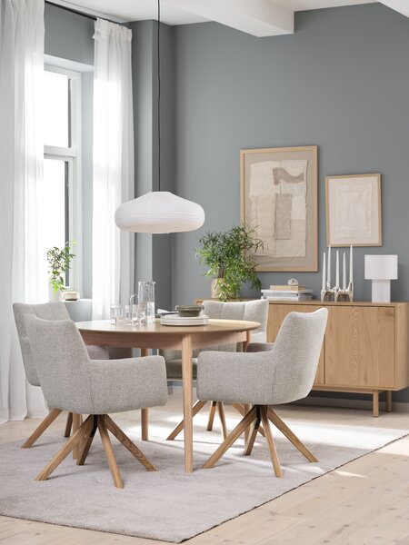 Sideboard ALSTED 3 Türen Eiche naturnfarbe