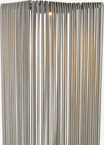 Rechargeable floor lamp BRISE W20xL20xH80cm grey