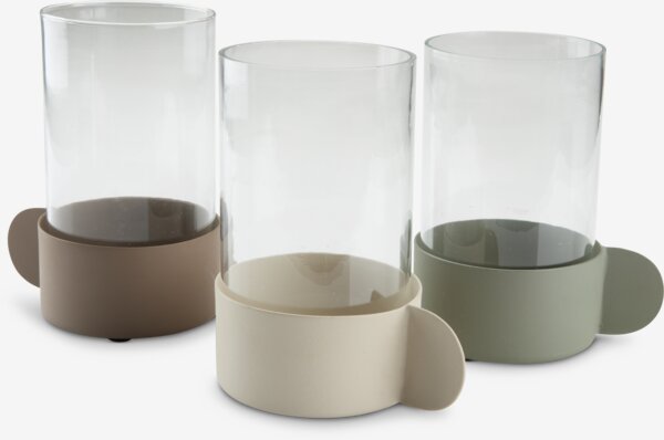 Lanterne GULBUG Ø10xH16cm assorti