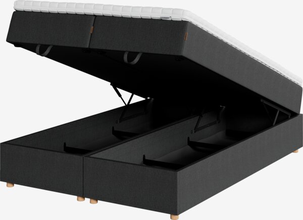 Continental yatak 140x200 HOLMELVA+EKSO Gri-40 çok sert