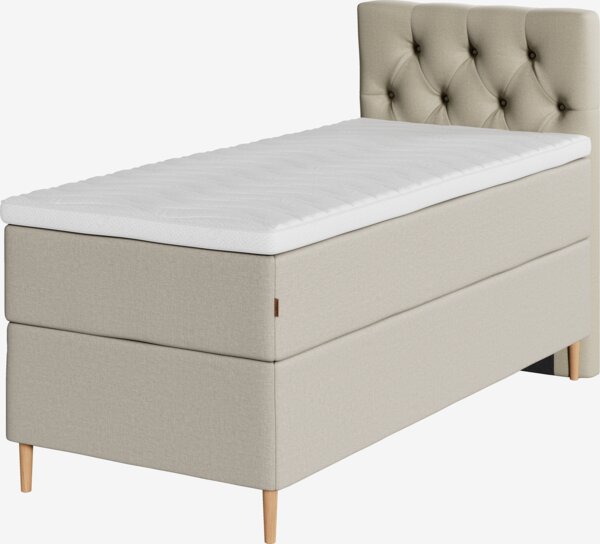 Kontinentalsäng 90x200 cm GAULA + RESA sand-91 Medium