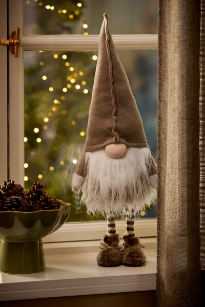 Christmas elf MANDARIN W20xL12xH60cm brown