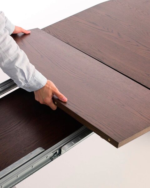Spisebord LYNGVIG 95x180/260 mørk eik