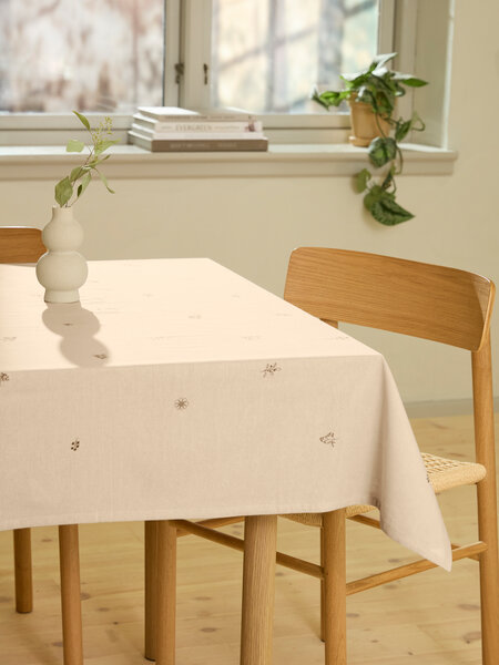 Tablecloth ENGFIOL 140x240 beige/grey
