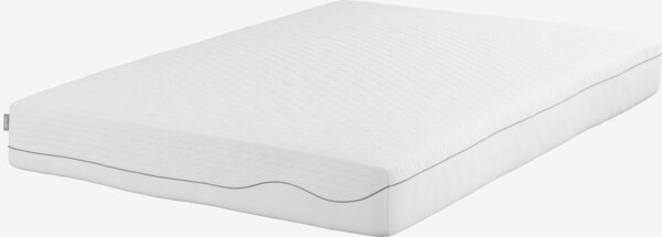Foam mattress 135x190cm WELLPUR KVITA white Medium Double
