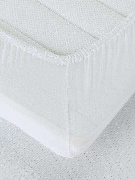 Hoeslaken JANNE jersey 90x200x30 wit