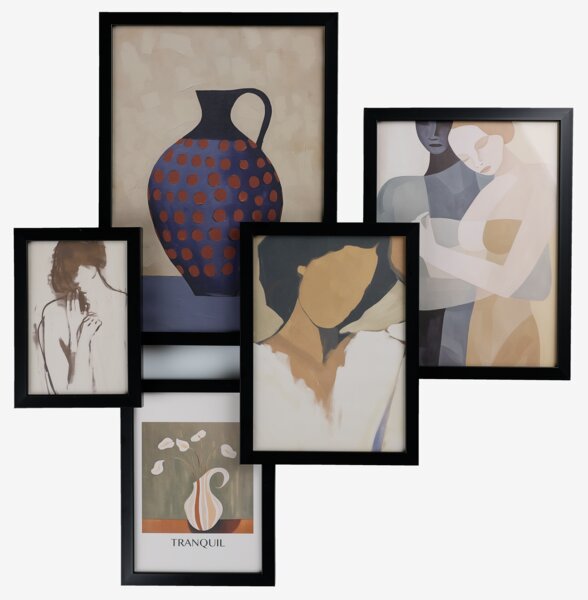 Κορνίζα VALTER 21x30cm μαύρο A4 μέγεθος