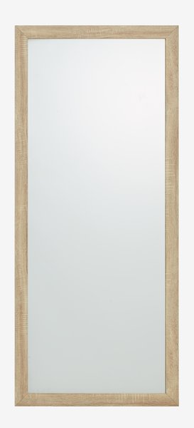 Zrcadlo HASLUND 70×160 cm broušený dub