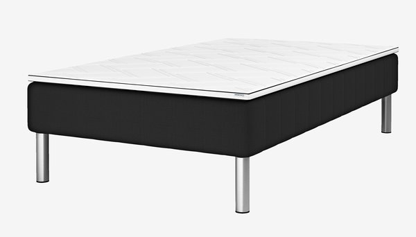 Boxmadras 120x200cm GRIMSE PB30 sort-05 MEMORY