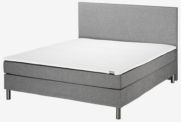 Boxspring 180x200 BASIC C5 grijs-22