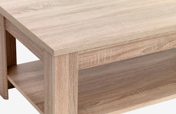 Coffee table HASLUND 60x120 oak
