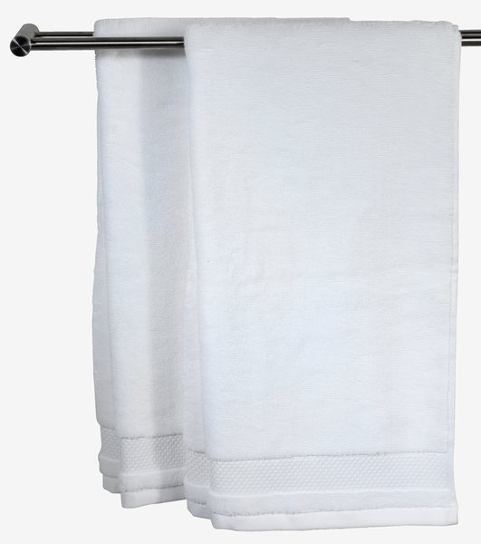 Asciugamano da bagno NORA 70x140 cm bianco KRONBORG