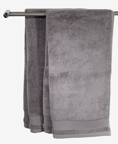 Bath towel NORA 70x140 grey